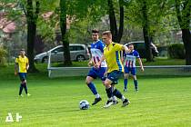 Zápas 21. kola fotbalové I.A třídy, skupiny B, Libhošť - Baník Albrechtice 1:1. 