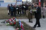 Účastníci vzpomínkového shromáždění u pomníku T. G. Masaryka v Hodoníně si připomněli 167. výročí narození svého rodáka a prvního československého prezidenta.