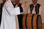 Žehnání vína v Čejkovicích.