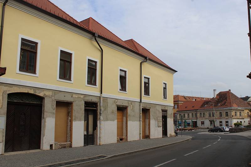 Měšťanský dům na rohu Panské ulice.
