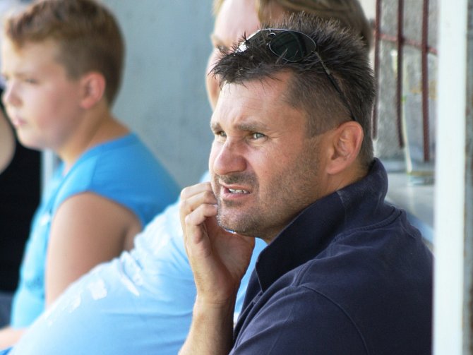 Trenér Petr Vybíral (na snímku) skončil na lavičce fotbalového MSK Břeclav.