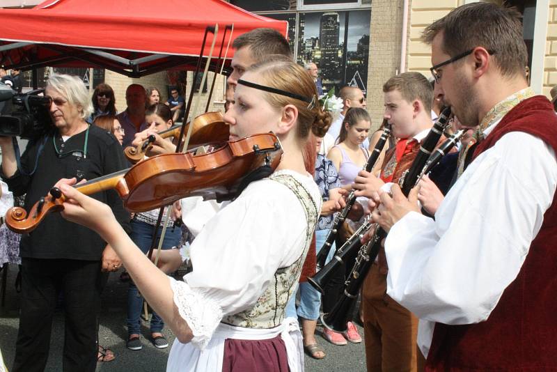 Sedmdesátý ročník mezinárodní folklorního festivalu ve Strážnici.