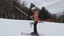 První lyžařská sobota roku 2022 ve Skiparku Filipov.
