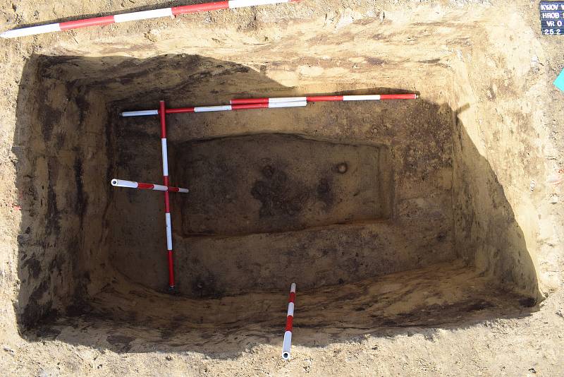 Záchranný archeologický výzkum na jihu Kyjova pohřebiště z doby bronzové.