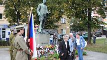 Pietní akt v Hodoníně u příležitosti osmdesáti let od úmrtí prvního československého prezidenta Tomáše Garrigua Masaryka.