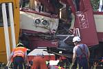 U Vnorov vykolejil 13. září 2016 vlak po srážce s traktorem. Neštěstí se stalo na přejezdu blízko ulice Průhony.