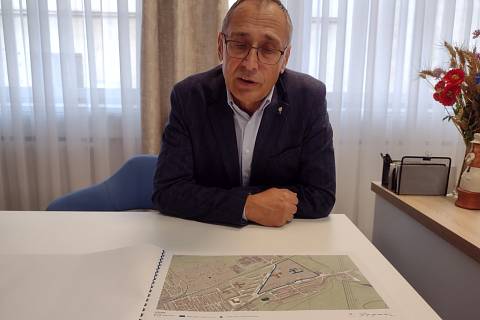 Jiří Koliba, od prvního prosince nový ředitel Nemocnice TGM v Hodoníně, nad plánem půlmiliardové investice spojené s novým pavilonem zobrazovacích metod.