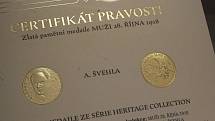 První výstavu pro veřejnost v České republice zlaté knihy Muži 28. října hostí Masarykovo muzeum v Hodoníně.