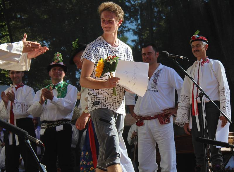 Mezinárodní folklorní festival ve Strážnici 2017, soutěž o krála slováckých verbířů.