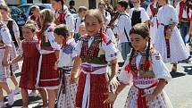 Mezinárodní folklorní festival Strážnice 2017, průvod městem.