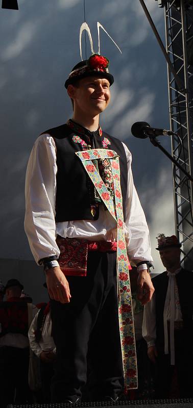 Mezinárodní folklorní festival ve Strážnici 2017, soutěž o krála slováckých verbířů.