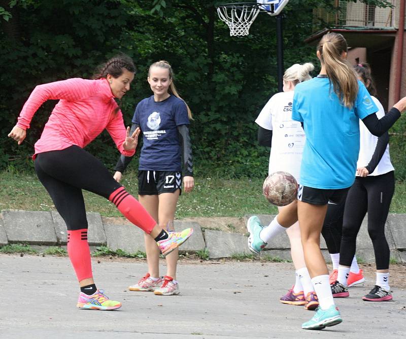 Házenkářky Veselí nad Moravou si závěr kondiční přípravy zpestřily krátkým soustředěním na chatě Radost ve Vřesovicích, kam se přesunuly ve čtvrtek odpoledne. Prostředí Chřibů si užijí až do neděle.