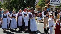 Mezinárodní folklorní festival Strážnice 2017, průvod městem.