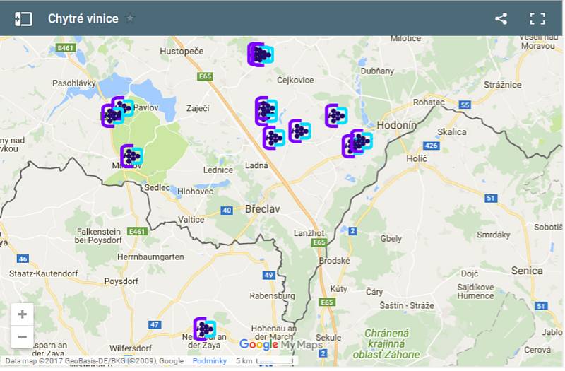 V Prušánkách střeží vinohrady čtyři nové meteostanice, hlídají podmínky pro výskyt chorob.