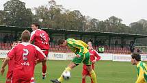 MSFL: FK Mutěnice (ve žlutém) vs. 1. FC Brno B