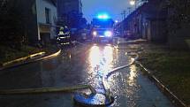 Po přívalovém dešti zasahovalo v Mutěnicích několik jednotek hasičů