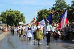 Lidé si ve Strážnici užili 74. ročník Mezinárodního folklorního festivalu.