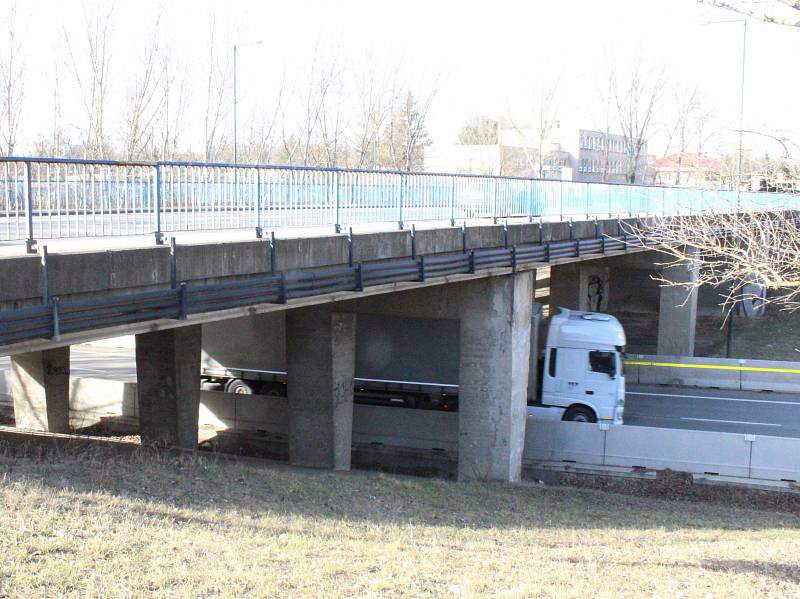 Most v Brněnské ulici v Hodoníně se dočká rekonstrukce.