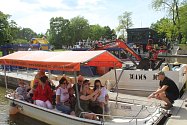 Slavnostní zahájení plavební sezony v přístavu ve Veselí nad Moravou. Novinkou je od nové sezony Bistro Dog in Dock.