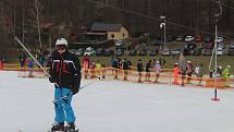 První lyžařská sobota roku 2022 ve Skiparku Filipov.