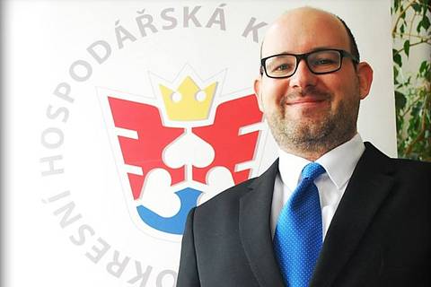 Michal Švagerka ještě jako ředitel Okresní hospodářské komory Hodonín.