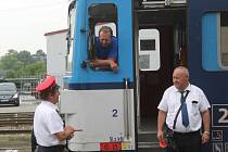 Poslední pracovní den na lokálce mezi Hodonínem a Kobylí, a to nádraží v Čejči.