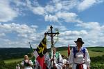 Podruhé vyšli poutníci z obcí Strážnicka na vrch Žerotín, kde se sloužila slavnostní mše.