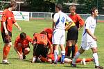 Krajský přebor: Kyjov (v oranžovém) vs. Ivančice