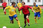 RSM Hodonín (v červeném) vs. Sokol Tasovice 4:0.