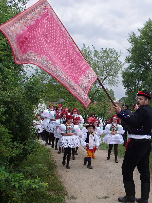 Strážnice o víkendu žila třiasedmdesátým folklorním festivalem. Jak slaví své hody, přijeli do Strážnice předvést krojovaní z Vracova.