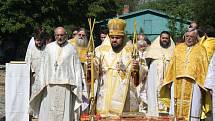 Jaro v Rasticově městě Morava. Pravoslavná cyrilometodějská pouť se svatou liturgií.