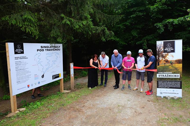 Cyklisté si pod Travičnou užijí nové singeltraily