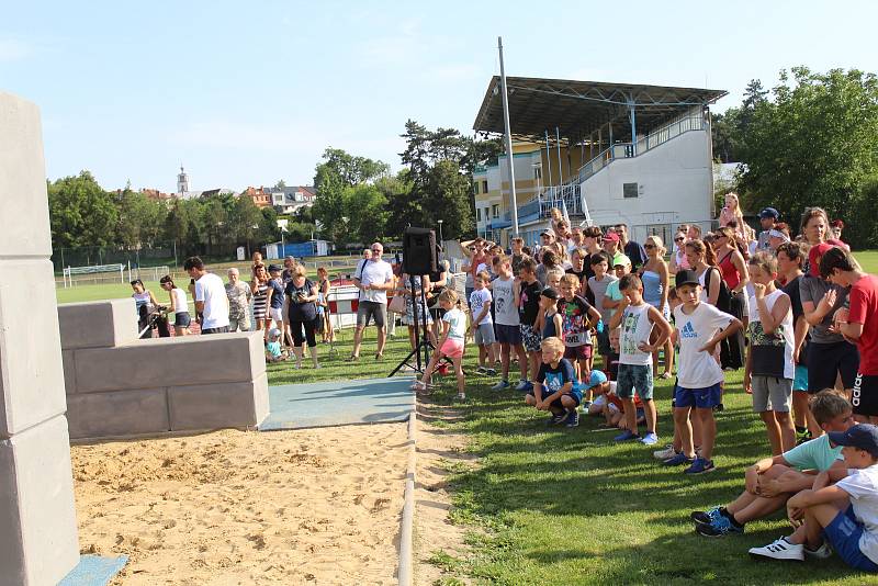 Otevření prvního parkourového hřiště v hodonínském okrese, na městském stadionu v Kyjově.