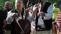 Lidé si ve Strážnici užili 74. ročník Mezinárodního folklorního festivalu.