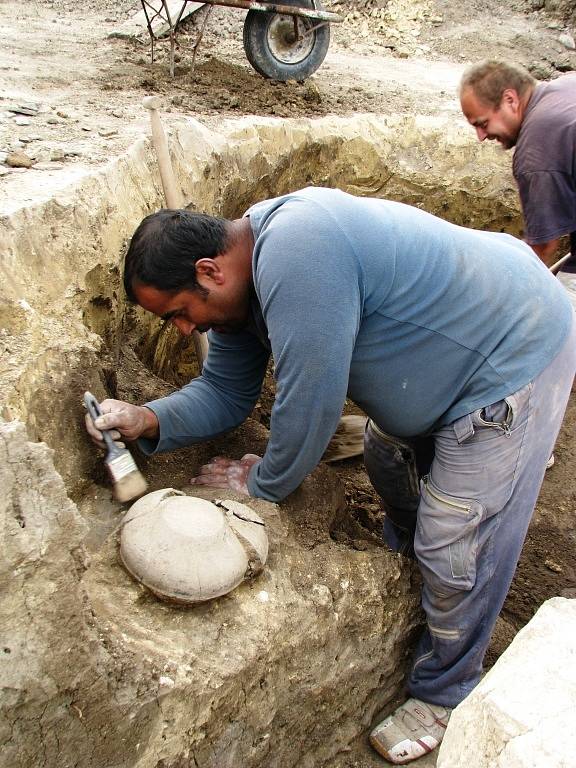 Archeologické naleziště v Dambořicích