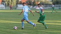 Fotbalisté Bzence (v zelených dresech) porazili Lednici 4:1.