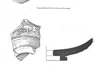 Ukázky římských keramických importů z Mikulčic