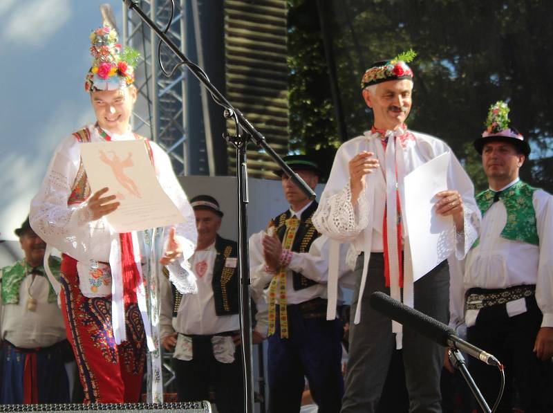 Mezinárodní folklorní festival ve Strážnici 2017, soutěž o krála slováckých verbířů.