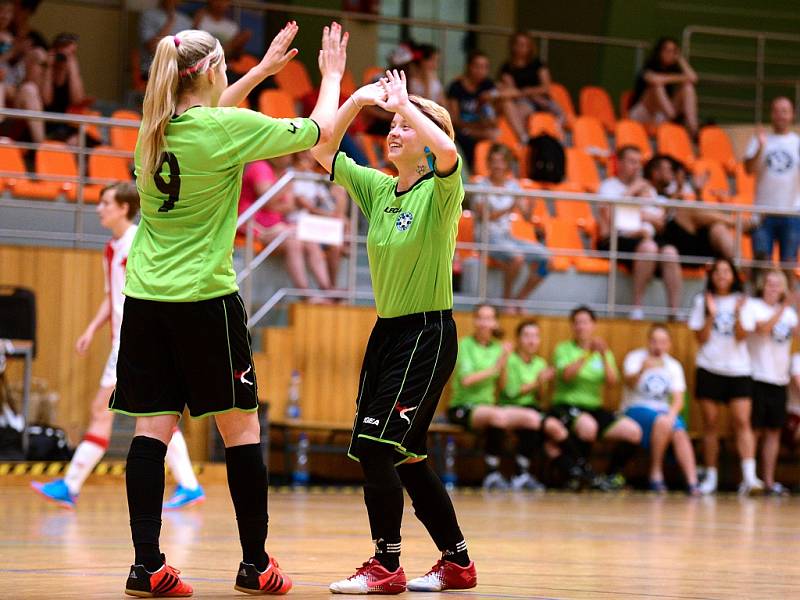 Mistrovství ČR žen ve futsalu 2016 v Hodoníně, 19. června 2016.