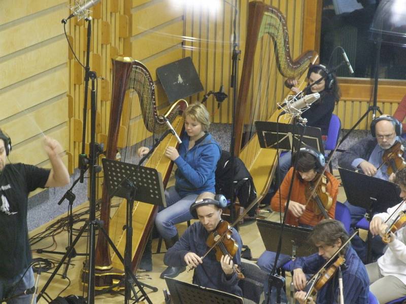 Zlínská filharmonie Bohuslava Martinů nahrávala v Dolních Bojanovicích