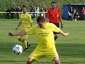 Fotbalisté Kozojídek doma přehráli Sobůlky 5:0. Jednu z branek vstřelil zkušený stoper Dalibor Gloza (na snímku).
