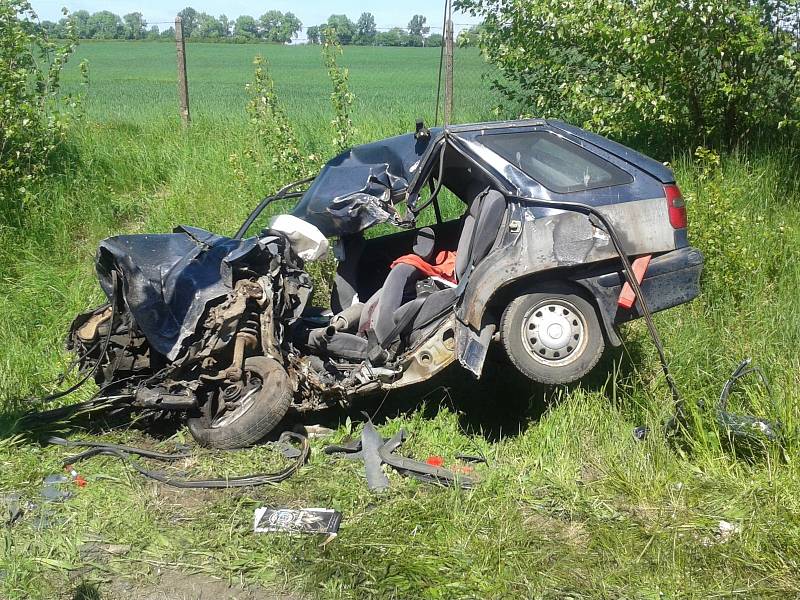 Pondělní tragická nehoda na silnici mezi Lužicemi a Břeclaví.