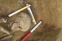 Záchranný archeologický výzkum na jihu Kyjova pohřebiště z doby bronzové.