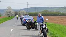 Za Strážnicí v sobotu havarovaly dvě motorky. Nehoda naštěstí nebyla vážná.