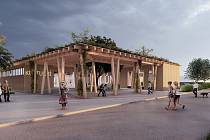 Návrh nové podoby kulturního domu v Rohatci.