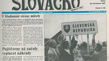 Osada U Sabotů se dostala pod správu Slovenské republiky.