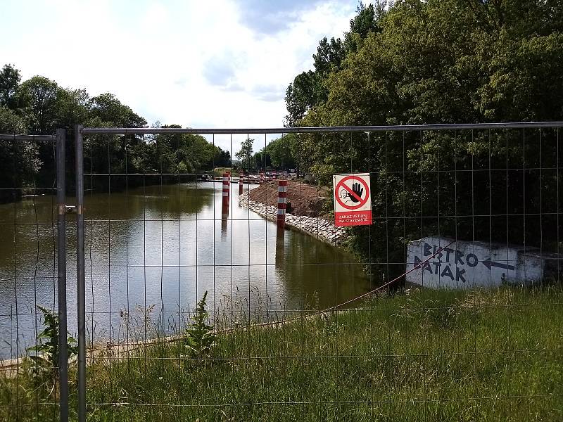 Přístav ve Veselí nad Moravou.