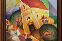 Naivní obrazy zachycující život na Slovácku lze nyní vidět ve Svatobořicích-Mistříně na kulturním domě. Jejich autorem je František Pavlica z Hroznové Lhoty.