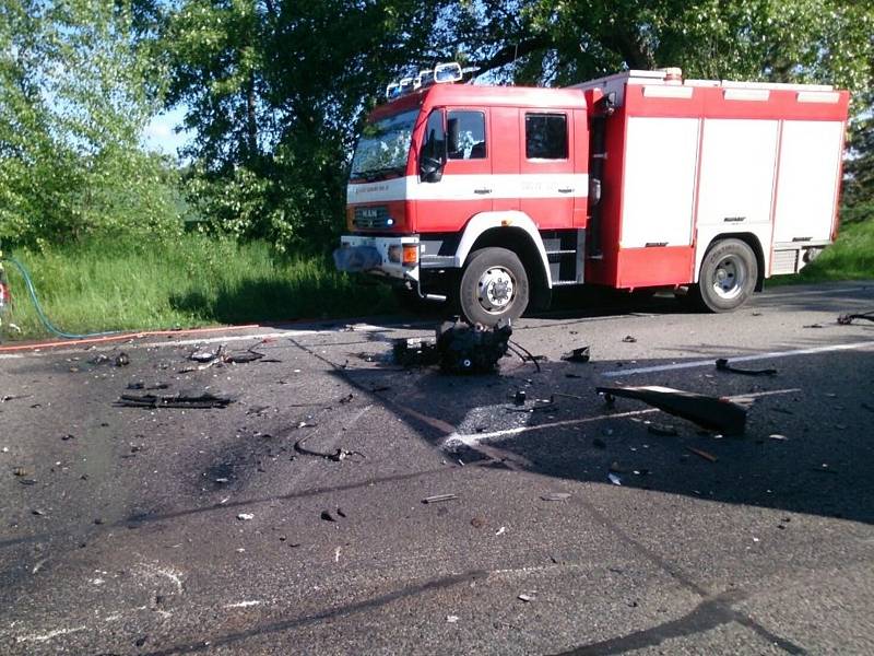 Pondělní tragická nehoda na silnici mezi Lužicemi a Břeclaví.