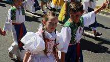 Mezinárodní folklorní festival Strážnice 2017, průvod městem.